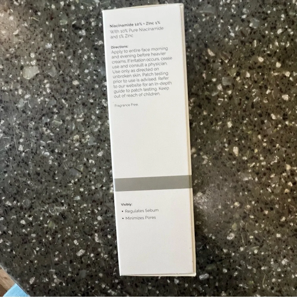 NIB The Ordinary Niacinamide 10% + Zinc 1% Blemish Formula 1oz Skin Care Serum